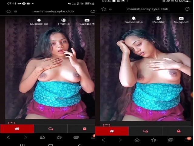 Indian sex site girl paid topless boobs