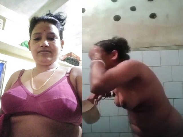 big boobs Bangladeshi nude bath selfie
